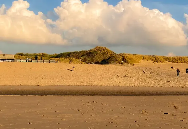 Nordsee Holland: Sandstrand mit Dünen